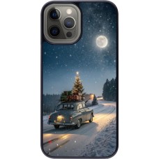 Coque iPhone 12 Pro Max - Christmas 25 Car with Tree Xmas
