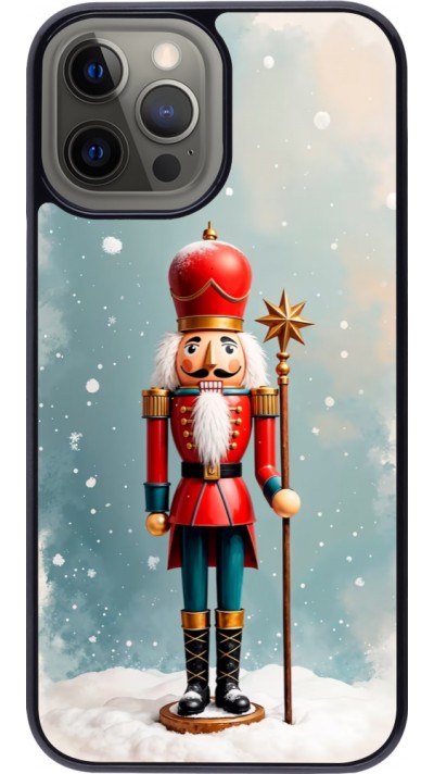 Coque iPhone 12 Pro Max - Christmas 25 Nutcracker Snow