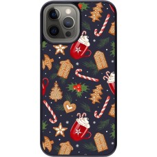 Coque iPhone 12 Pro Max - Christmas 25 Pattern Gingerbread House