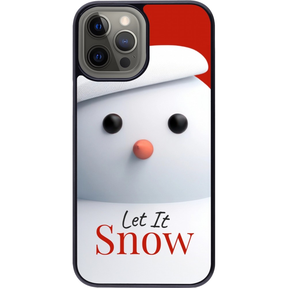 Coque iPhone 12 Pro Max - Christmas 25 Xmas Snowman