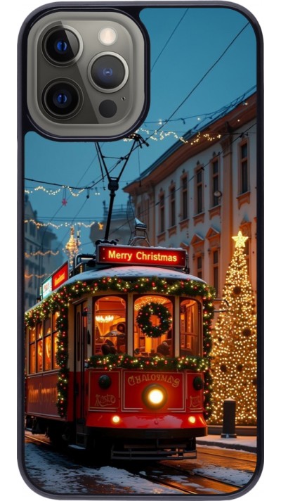 Coque iPhone 12 Pro Max - Christmas 25 Xmas Train