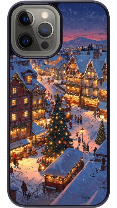 Coque iPhone 12 Pro Max - Christmas 25 Xmas Village