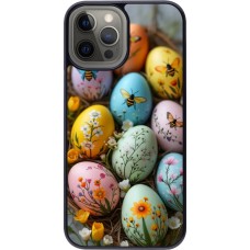 Coque iPhone 12 Pro Max - Easter 2026 Eggs with bees