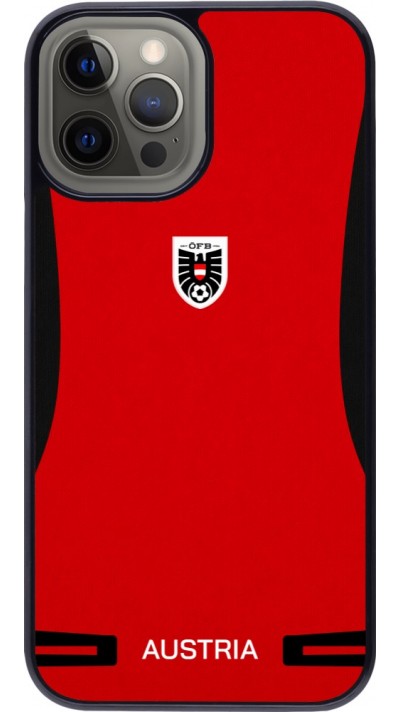 Coque iPhone 12 Pro Max - Maillot de football Autriche 2026 personnalisable
