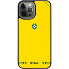 Coque iPhone 12 Pro Max - Maillot de football Bresil 2026 personnalisable