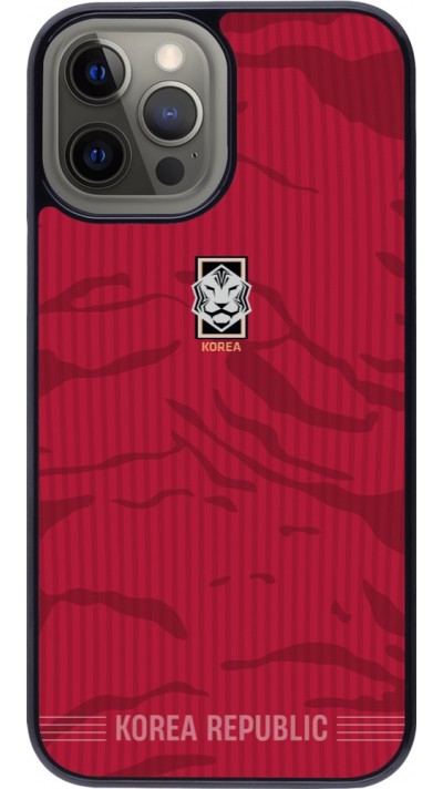 Coque iPhone 12 Pro Max - Maillot de football Corée du Sud 2026 personnalisable