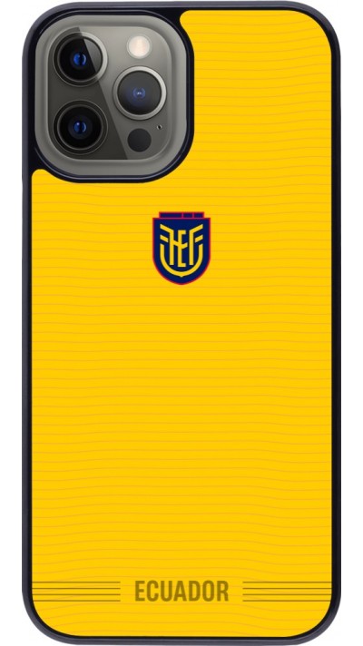 Coque iPhone 12 Pro Max - Maillot de football E?quateur 2026 personnalisable