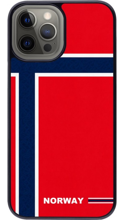Coque iPhone 12 Pro Max - Maillot de football Norvège 2026 personnalisable