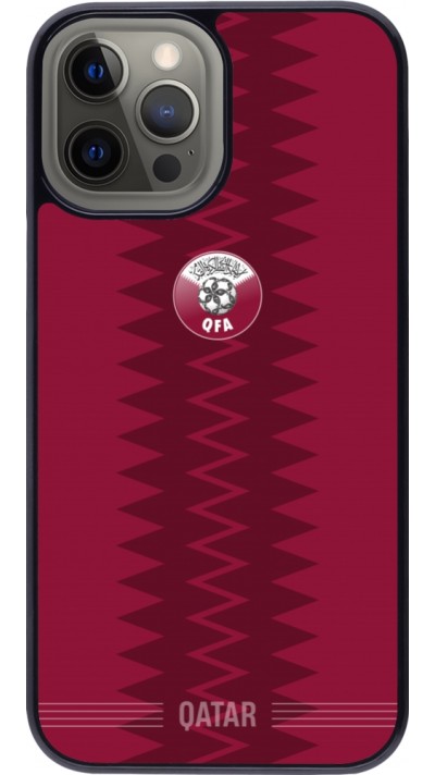 Coque iPhone 12 Pro Max - Maillot de football Qatar 2026 personnalisable