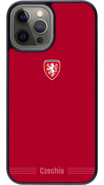 Coque iPhone 12 Pro Max - Maillot de football Répuplique Tchèque 2026 personnalisable