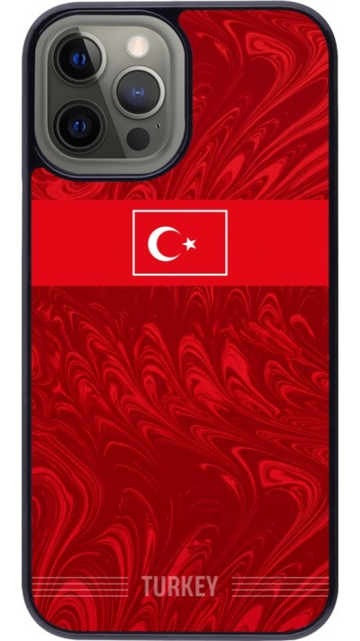 Coque iPhone 12 Pro Max - Maillot de football Turquie 2026 personnalisable