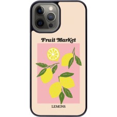 Coque iPhone 12 Pro Max - Fruit market lemons 2026
