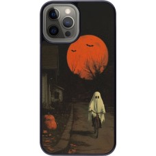 Coque iPhone 12 Pro Max - Halloween 2025 Ghost on a bicycle