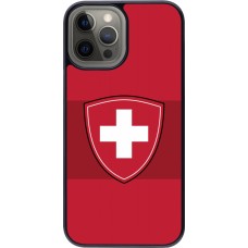 Coque iPhone 12 Pro Max - Hockey World Championship Ecusson Suisse