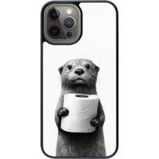 Coque iPhone 12 Pro Max - Loutre papier de toilette