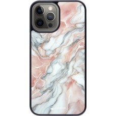 iPhone 12 Pro Max Case Hülle - Rosa Leuchtender Marmor