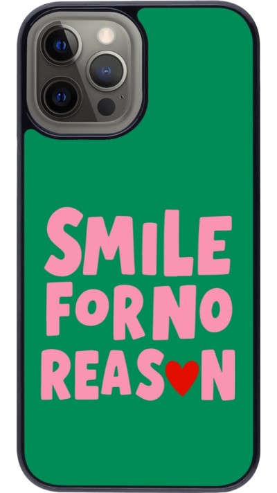 Coque iPhone 12 Pro Max - Smile for no reason 2026