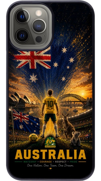 Coque iPhone 12 Pro Max - Football Australie splash 2026