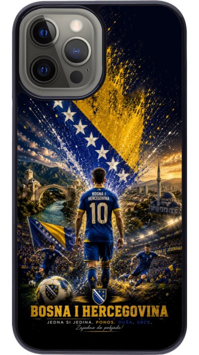 Coque iPhone 12 Pro Max - Football Bosnie-Herzégovine splash 2026