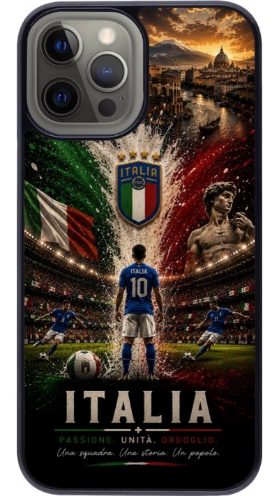 Coque iPhone 12 Pro Max - Football Italie splash 2026