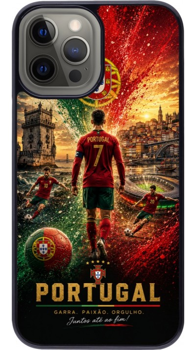 Coque iPhone 12 Pro Max - Football Portugal splash 2026