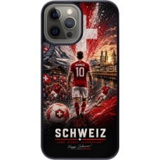 Coque iPhone 12 Pro Max - Football Schweiz splash 2026