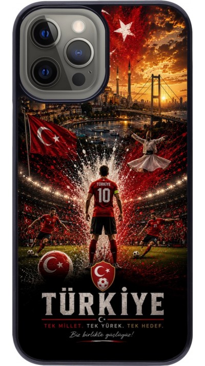 Coque iPhone 12 Pro Max - Football Turquie splash 2026