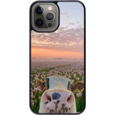 Coque iPhone 12 Pro Max - Cow with tulips 2026