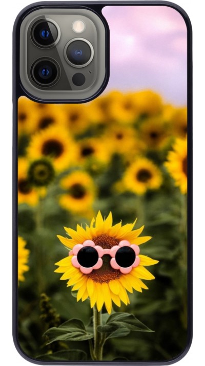 Coque iPhone 12 Pro Max - Sunflower with glasses 2026