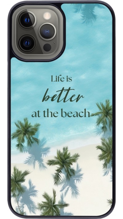 Coque iPhone 12 Pro Max - Summer 2025 Life is better at the beach