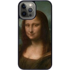 Coque iPhone 12 Pro Max - Tableau art - La Joconde - Léonard de Vinci