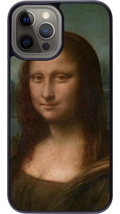 Coque iPhone 12 Pro Max - Tableau art - La Joconde - Léonard de Vinci