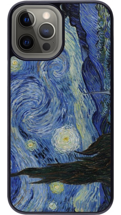 Coque iPhone 12 Pro Max - Tableau art - La Nuit étoilée - Van Gogh