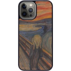 Coque iPhone 12 Pro Max - Tableau art - Le Cri - Edvard Munch