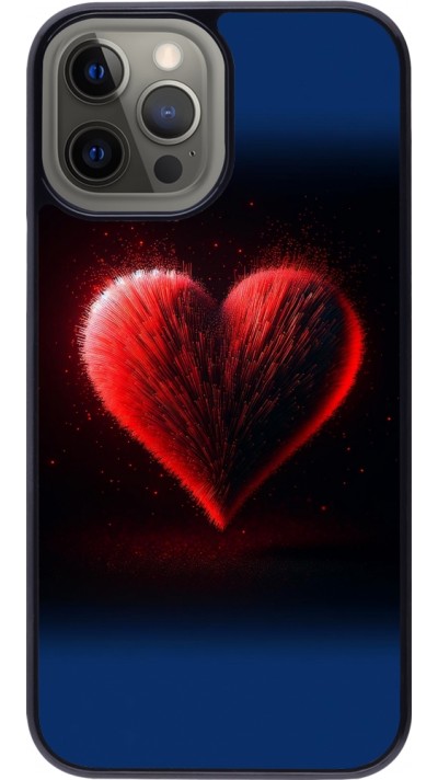 Coque iPhone 12 Pro Max - Valentine 2025 coeur rouge