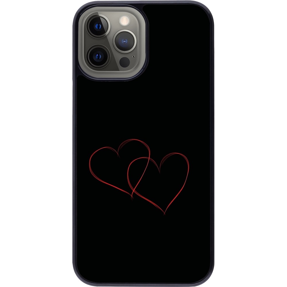 iPhone 12 Pro Max Case Hülle - Valentine 2023 attached heart