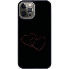iPhone 12 Pro Max Case Hülle - Valentine 2023 attached heart