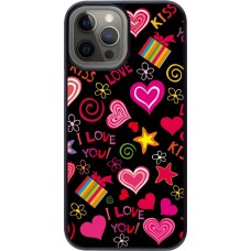 iPhone 12 Pro Max Case Hülle - Valentine 2023 love symbols