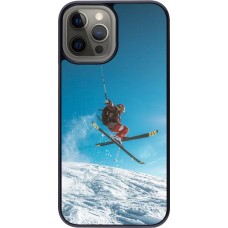 iPhone 12 Pro Max Case Hülle - Winter 22 Ski Jump