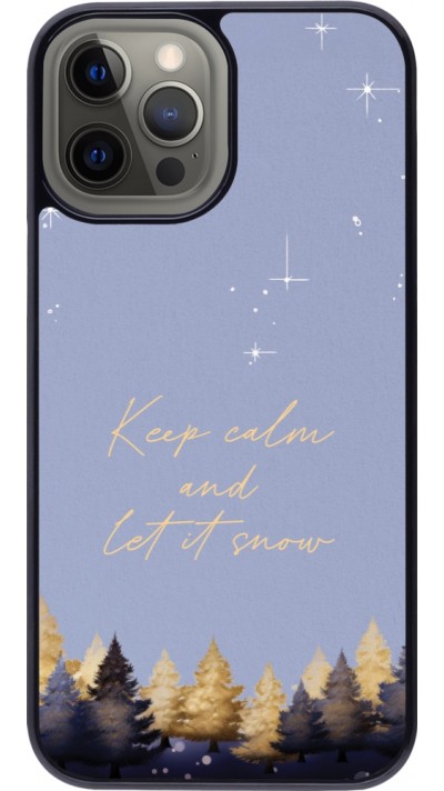 Coque iPhone 12 Pro Max - Winter 25 Winter illustration of trees