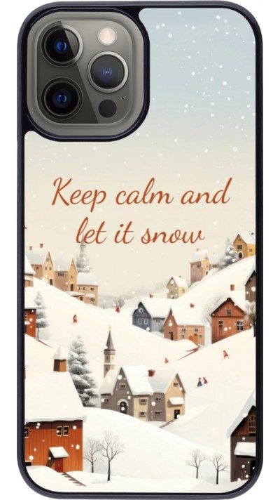 Coque iPhone 12 Pro Max - Winter 25 Winter Keep calm and let it snow