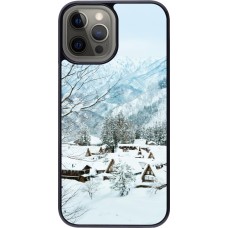 Coque iPhone 12 Pro Max - Winter 25 Winter snowy landscape