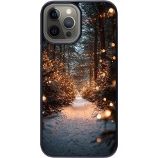 Coque iPhone 12 Pro Max - Winter 25 Winter snowy road