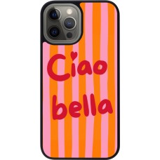 Coque iPhone 12 Pro Max - Silicone rigide noir Bye Bella 2026