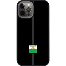 Coque iPhone 12 Pro Max - Silicone rigide noir Canton VD noir