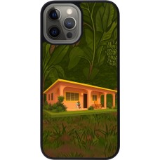 iPhone 12 Pro Max Case Hülle - Silikon schwarz Benitos house DTMF