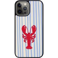 Coque iPhone 12 Pro Max - Silicone rigide noir Red lobster 2026