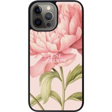 Coque iPhone 12 Pro Max - Silicone rigide noir Just Bloom 2026