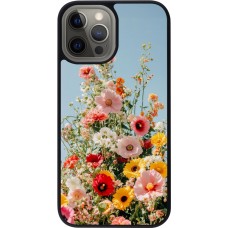 Coque iPhone 12 Pro Max - Silicone rigide noir Spring flowers Spring 2026