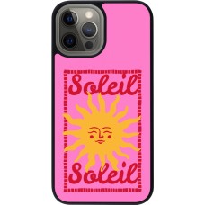 Coque iPhone 12 Pro Max - Silicone rigide noir Sun sun 2026